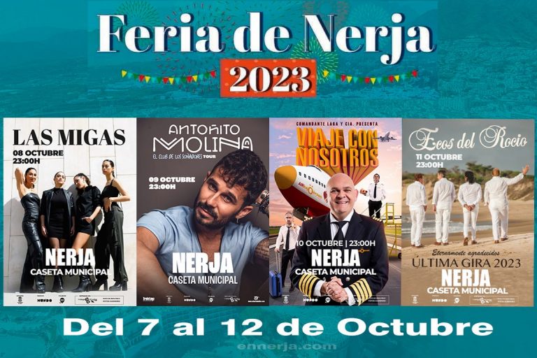 Espectáculos y conciertos de la Feria de Nerja 2023